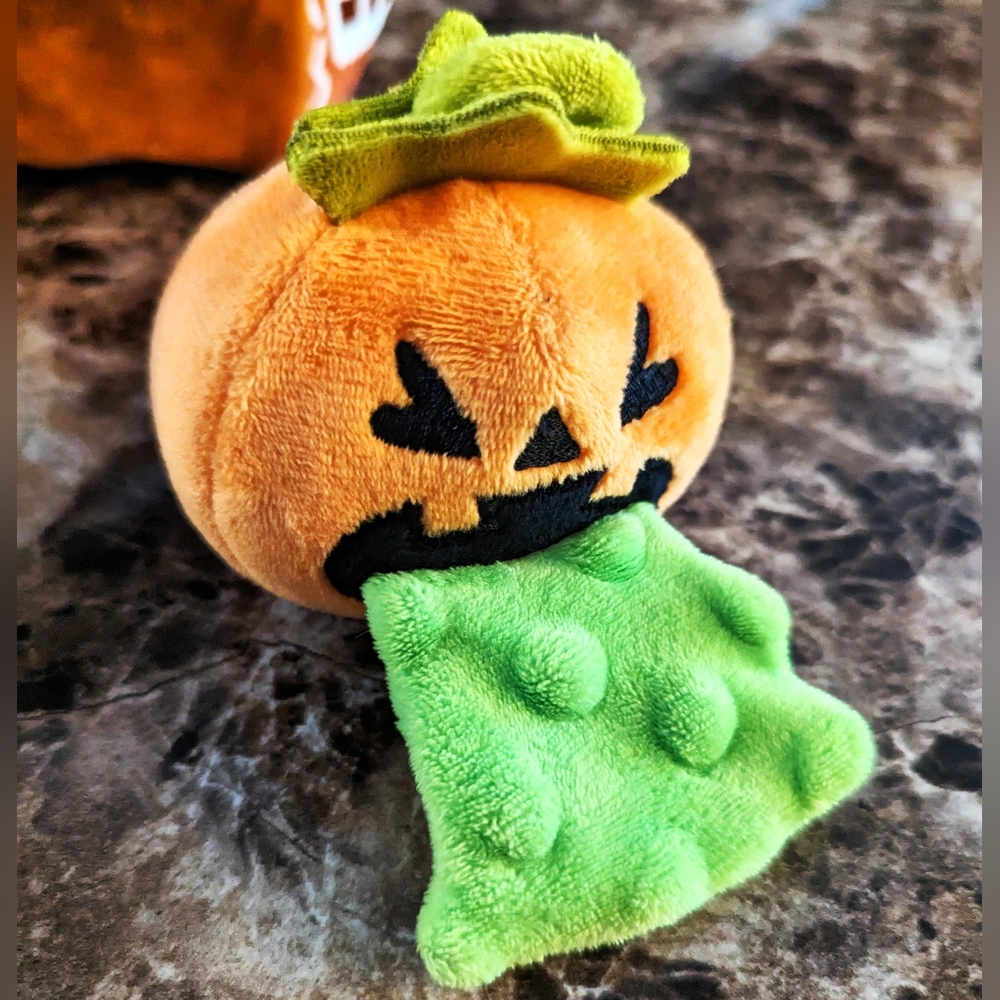 10/$10 Bark Box, Yak-o-Lantern, Halloween, Pumpkin, Dog Toy, Plush, Squeaker